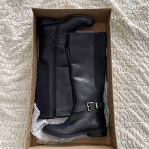 Clarks Artisan Pita Dakota Leather Knee High Boots
